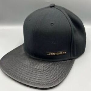 Jordan Leather Black Cap